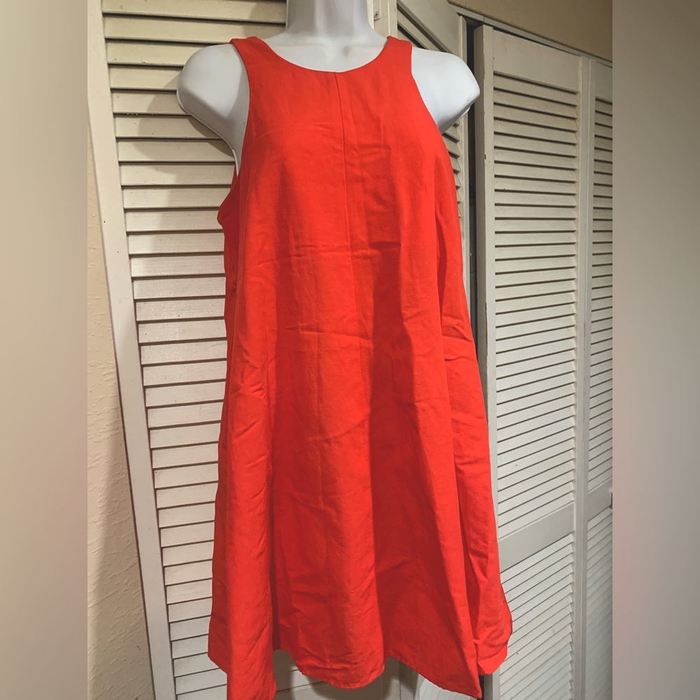 Zara red shift dress
